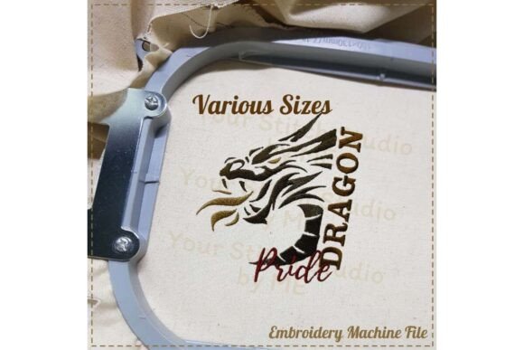 Dragon Pride Embroidery Digital File