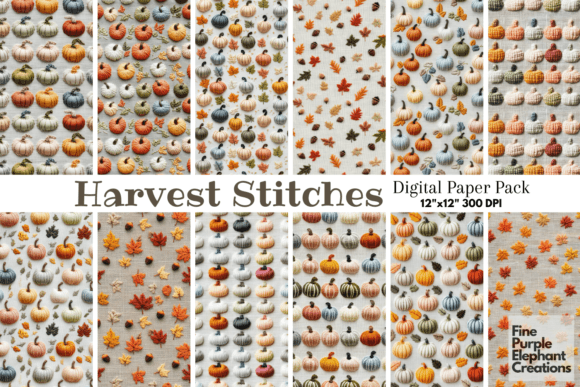 Pumpkin Embroidery Fall Thanksgiving