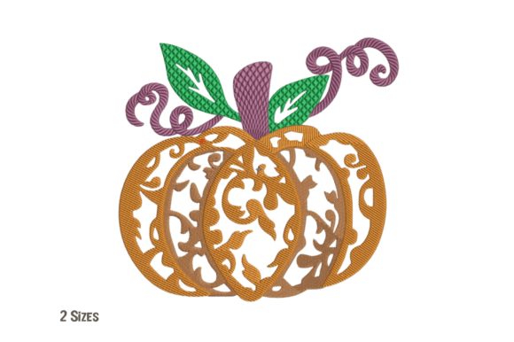 Sweet Pumpkin Embroidery Design