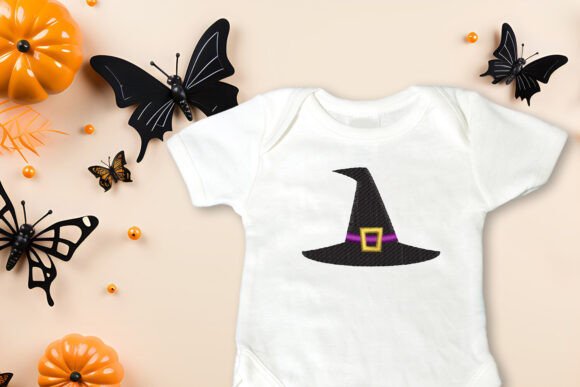Witch Hat Halloween Mini Embroidery